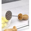 MayeBridge Mini Avocado Masher, Mini Potato Mashers with Wood Non