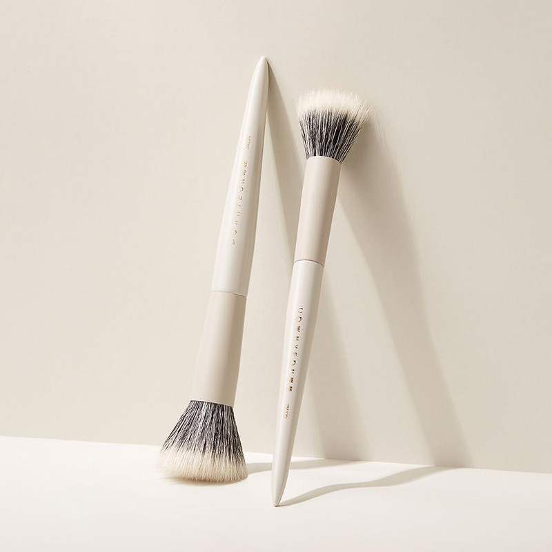 ROWNYEON YM229 Cheek Brush, Stippling Brush, Super Soft, Natural Bristles,