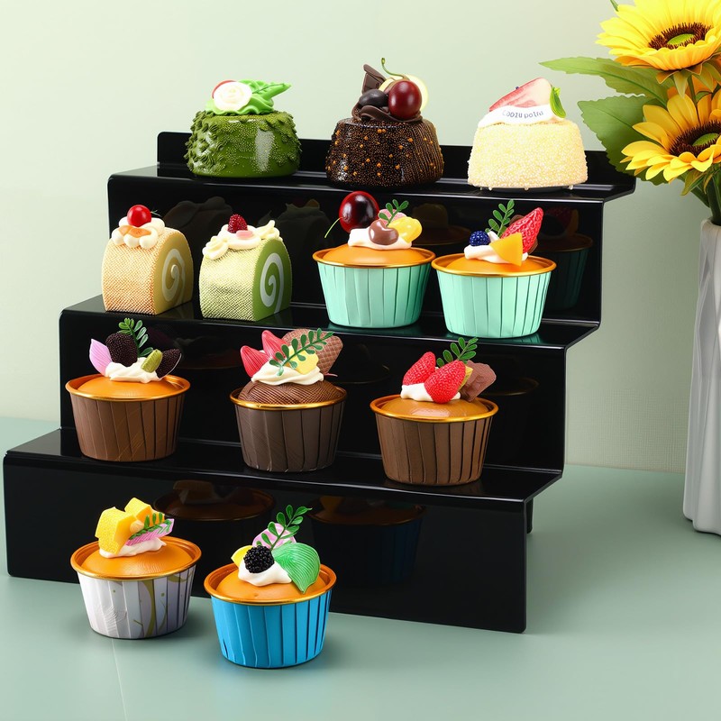 Shellwei 6 Pcs Acrylic Riser 12 Inch Display Stand 3