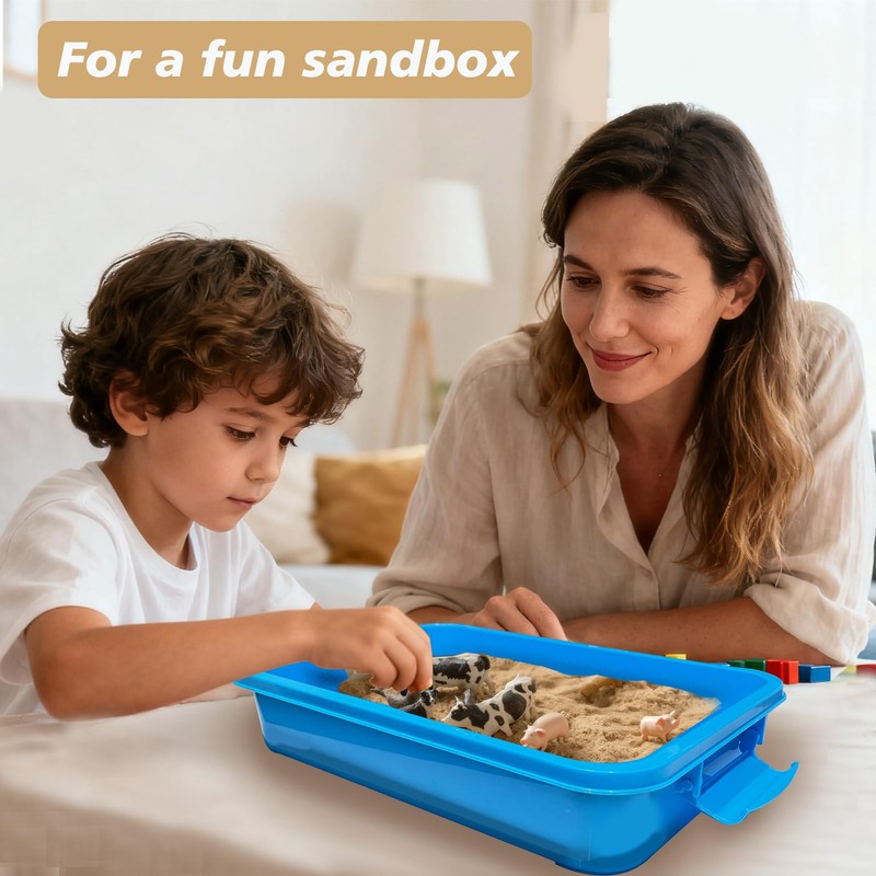 4 Qt (3.8L) Sensory Bin With Lid - 3 Pack,