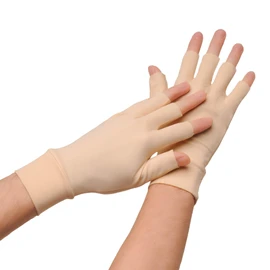 Express Orthopaedic® - Medically Approved Therapeutic Compression Gloves For Arthritis, Carpal Tunnel Syndrome & Poor Circulation PAIR (S/M - Palm Width: 9cm & Below)