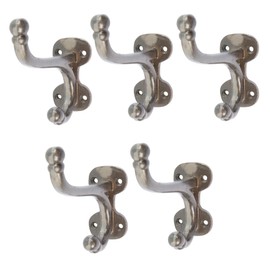 Hammer and Tongs - Flat Top Ball End Hat & Coat Hook - W35mm x H85mm - Raw - Pack of 5