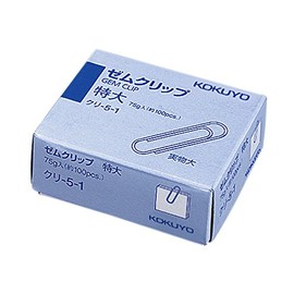 コクヨ クリップ ゼムクリップ 特大(34mm) 約100本入 クリ-5-1