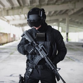 Qavctw Tactical Admin Pouch Bag with Hook and Loop Tool Storage Bag Snack Pouch Candy Bag Hanging Pouches Backpack Accessory Pouch (S-BCP, S)