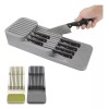 Extreme Beauty Organizador Para Cuchillos Portacuchillos Para Cajones Color Gris
