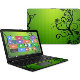 MightySkins Skin Compatible with HP 15t Laptop 15.6" (2017) - Floral Flourish | Protective, Durable, and Unique Vinyl Decal wrap Cover | Easy to Apply, Remove, and Change Styles | Made in The USA