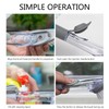 Soap Gray Dispensing Dish Brush With Buckle Sponge，Non-Scratch Kitchen Scrubber
