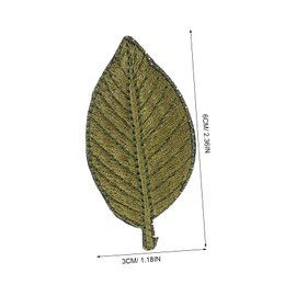 BESPORTBLE 3pcs Embroidered Leaf Shape Hair Barrettes for Sturdy Colored Hair Clips for Daily Wear Parties Cosplay and Special Occasions Easy to Use