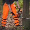 ZELARMAN Chainsaw Chaps, 8 Layer Protective Apron Wrap with Adjustable