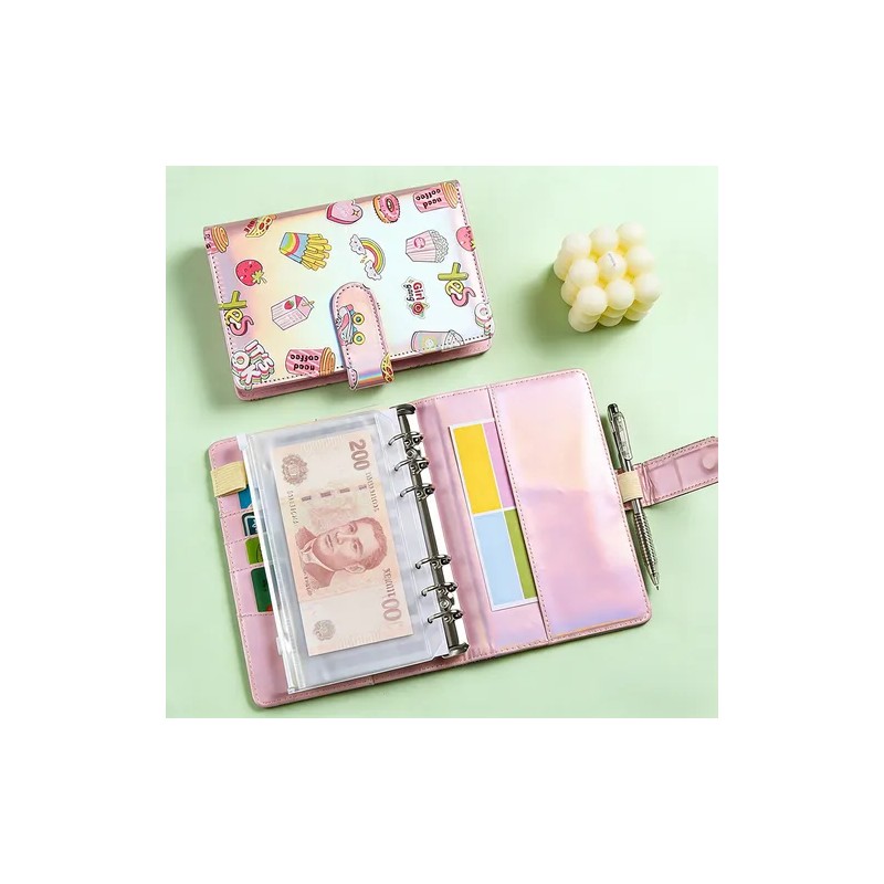 Bolsa De Carpeta Carpeta Planner A6 Cartoon Macaron