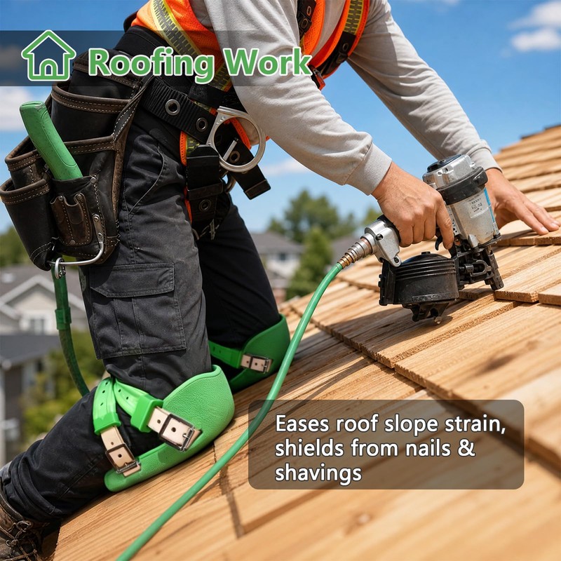 Knee Pads for Work, Roofing Knee Saver with Soft Foam