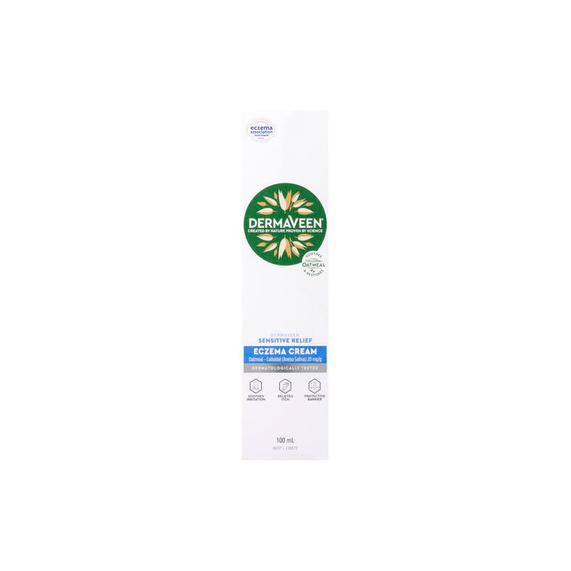 DermaVeen Sensitive Relief Eczema Cream 100mL