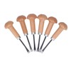 Wood Carving Chisel Set Kit Sculpture Hand Tools Mushroom Handle