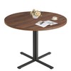 VASAGLE Dining Table, Small Round Kitchen Table for 4 People,