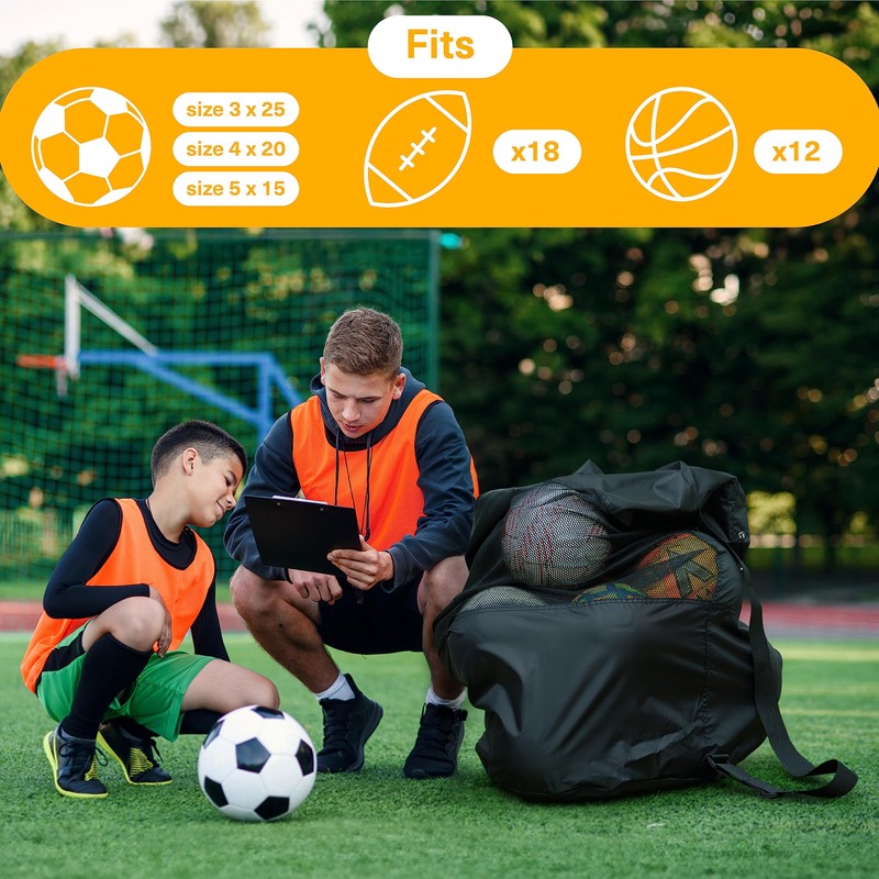 Bramble - Heavy Duty Extra Large Mesh Net Drawstring Ball