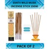 SVATV Herbal & Ancient Method Musk Incense Sticks with 6