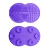 Makeup Brush Cleaning Mat, Silicone Makeup Brush Scrubber, Makeup Brush