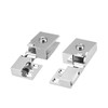 sourcing map 1 Pair Glass Door Display Cabinet Door Hinge