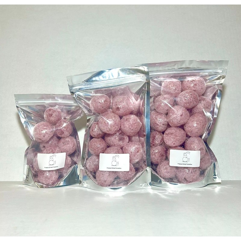 Freeze Dried Candy Grape Flavored Happy Farmer Puffs *Pick Bag