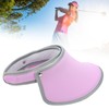 Elastic Knitted Fabric Breathable Golf Sun Hat 360° Rotation Adjustable