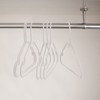 Elama Home 50 Piece Plastic Hanger Set with Notched Shoulders
