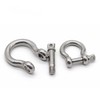 HVDHYY M6 D Shackles 304 Stainless Steel 10piece D Ring