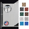 White Wave Slat (9 Colors Available) Single Wall Bottom Locking