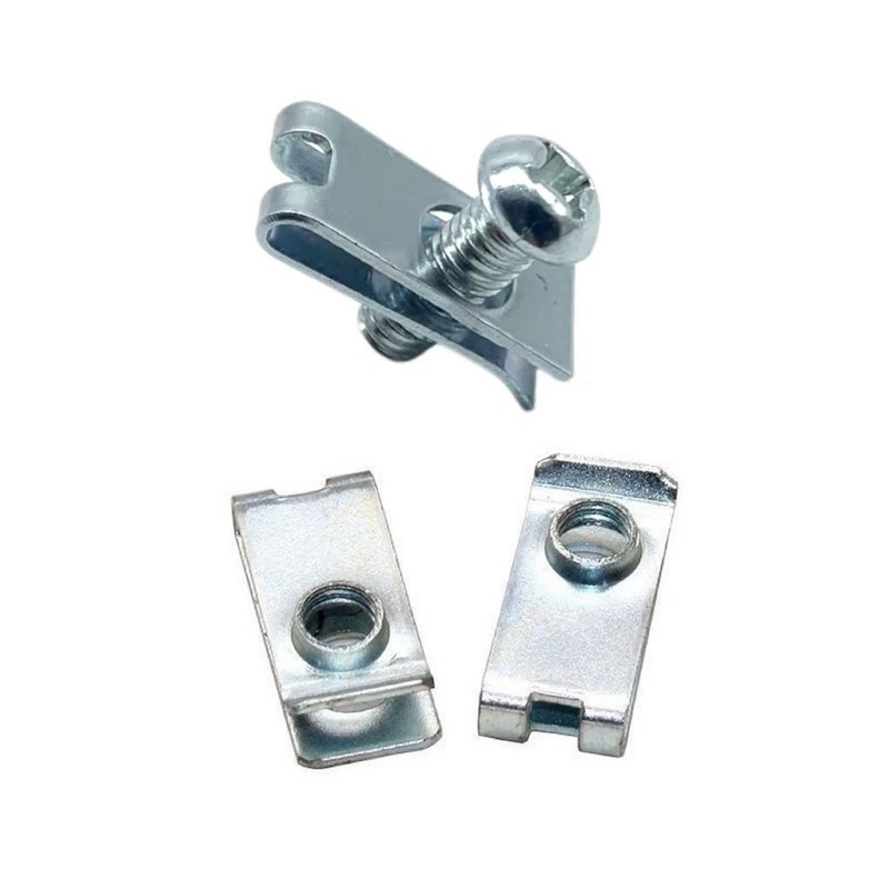 SaveSooo M6 Clip Nut U Nut Metal Clip Nut Fixing
