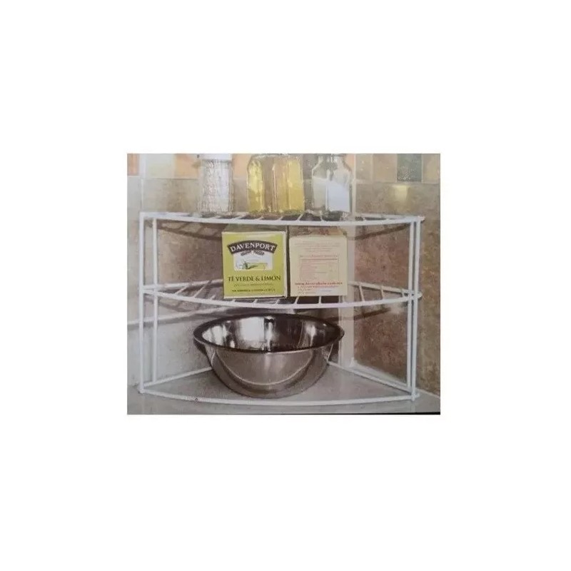 Kitchen Organizador Estante Platos Cocina Acero Esquinero