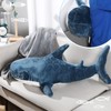 HyDren Shark Plush Toys Shark Stuffed 2 in 1 Animal