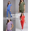 Natural Uniforms Womens Essential Cool Stretch Jogger Scrub Set (Olive,
