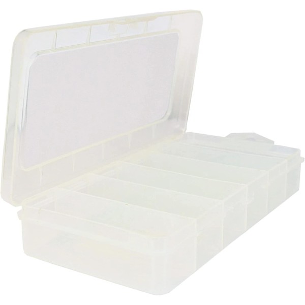 NoBrand Storage Organizer Container with Lid (6 Compartments)