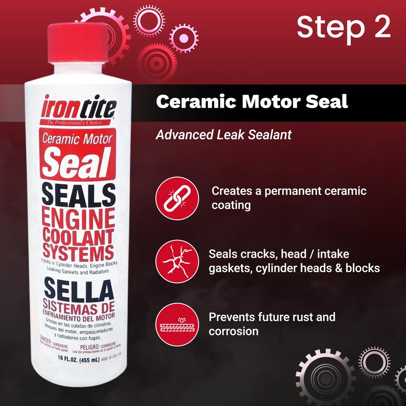 Irontite 3-Pack Cooling System Additives - Thoro-Flush, All Weather Seal,