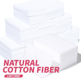 FANDAMEI Nail Polish Gel Remover Tools Kit with Nail Clips, 100ml Nail Polish Remover Bottle, 500 Nail Remover Cotton Pad, Nail Brush, Cuticle Pusher/Peeler, 100/180 Nail File,Buffer Block | Fandamei