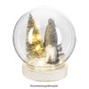Ideen mit Herz LED Wooden Pedestal Round with Ball Diameter
