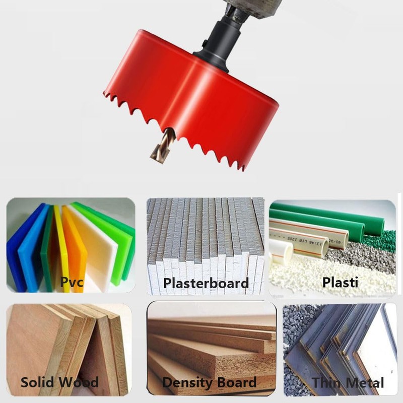 4Inch/102mm Hole Saw for Wood and Plastic,4" HSS Bi-Metal Hole