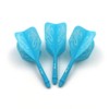 CUESOUL Integrated Dart Shaft and Flights Blue with Pattern Design