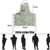 LOLOMLO Oversize Canvas Cotton Apron, Extra Large Aprons with Long