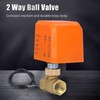 DN15 2 Way 2 Wire Electrical Ball Valve Normally Open
