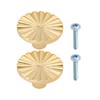 OTOTEC Pack of 2 Round Cabinet Knobs Alloy Replacement Part
