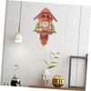 Alipis Wooden Wall Clock Classic Cuckoo Clock Silent Sweep for
