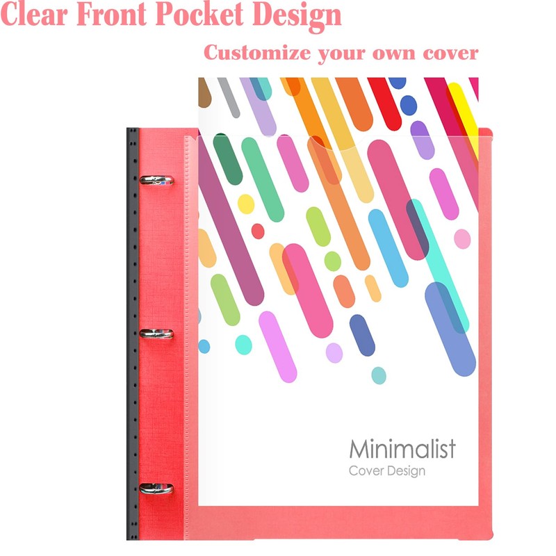 INFUN All-in-one Telescoping Binder Notebook，3 Ring Notebook Binder with 1