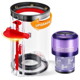 WYWY.Wide Staubsauger Staubbeh?lter f??r Dyson V11 V15 SV14 SV15 SV17 SV22, Teile-Nr. 970050-01 und Teile-Nr. 965443-01??Gro?en Beh?lter Mit HEPA Filter
