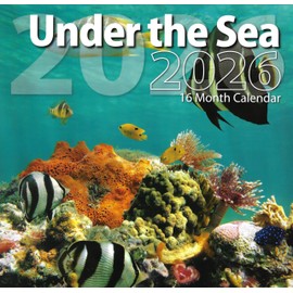 2026 Under the Sea Full Size Wall Calendar for Planning, Scheduling, and Organizing