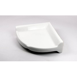 BA780 DALTILE Corner Shower Shelf Wall Accessory White 8-1/2"x8-1/2 (THINSET OR Adhesive Mount, NO Need for Hardware)