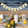 Lemon Bodysuit Banner - Fruit Baby Shower Garland and Gender