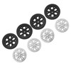 4 Pcs Suitcase Replacement Wheels Silent Rolling Universal Luggage Wheels