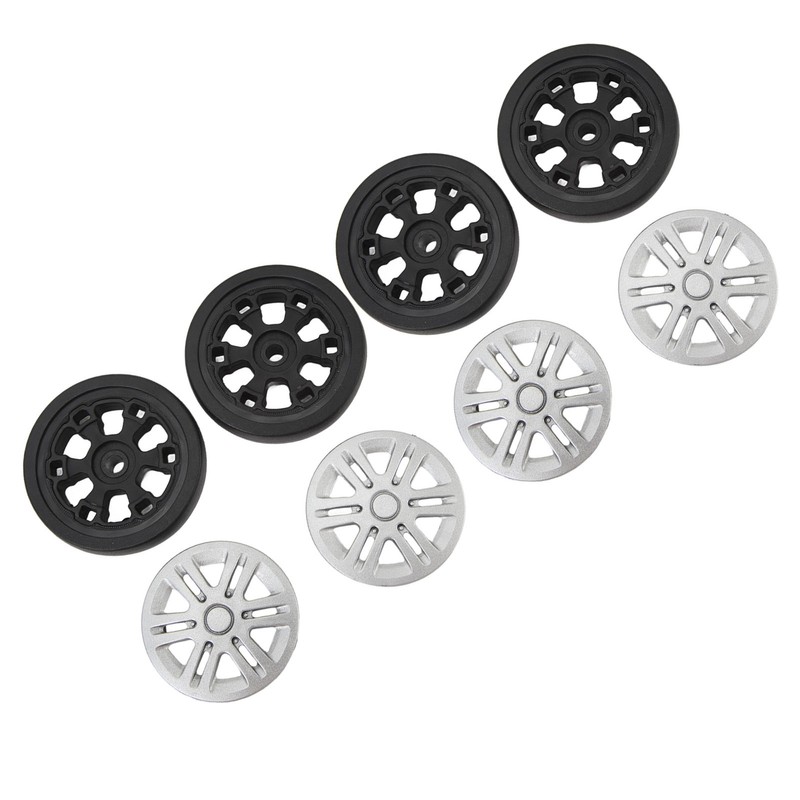 4 Pcs Suitcase Replacement Wheels Silent Rolling Universal Luggage Wheels