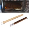 Pizza Oven Brush Removable Bristles Stainless Steel High Temperature Resistant