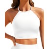 Traje de baño para mujer, con cuello alto, solo con